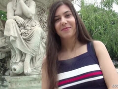 GERMAN SCOUT - CUTE TEEN ANYA SEDUCE TO ROUGH FUCK AT STREET CASTING - Anya krey