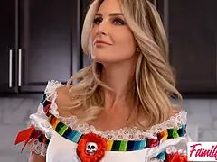 Gros seins, Sucer une bite, Éjaculation interne, Queue, Fille latino, Orgasme, Orgie, Chatte