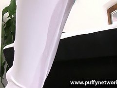 Tchèque, Gode, Extrême, Doigter, Hd, Chatte, Solo, Nénés