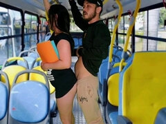 I displayed my manstick to a girl college girl on a crowded bus!