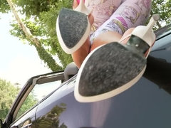 Fétiche, Talons, Insertion, Collant, Russe, Rasée, Nénés, Vibromasseur