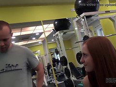 Naive gym bunny cheats on cuckold husband with rich dude instead of training