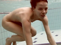 Gazel Podvodkova, little tits and great ass underwater