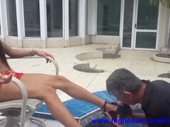 Shoe worship, high heels, schuhe lecken