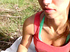 Wife-for-cash, point of view, oral pleasure