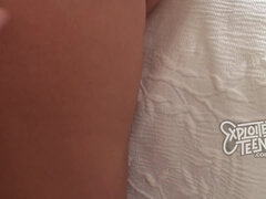 18 jaar, Enthousiasteling, Grote lul, Pijpbeurt, Sperma shot, Gezichtspunt, Kut duiken, Tiener