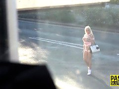 Mouth fucked and jizzed submissive squirts