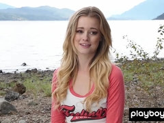 Lieveling, Schattig, Hd, Natuurlijke tieten, Buiten, Klein, Mager, Alleen