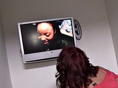 Big cock, Gloryhole, Interracial, Sucking