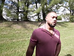 Amateur, Homosexuelle, Poilue, Muscle, De plein air, Public