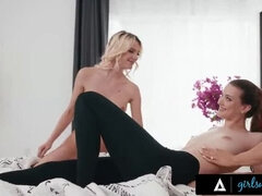 デカ尻, デカパイ, 捕まる, カップル, レズビアン, 淫乱熟女, オマンコ, 三人