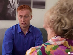 Grote mammen, Blond, Pijpbeurt, Man die toekijkt, Dubbele penetratie, Handbeurt, Hd, Moeder die ik wil neuken
