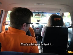 Blonde MILF Louise Lee at Driving School - Finger Blasting Squirting Orgasms - Louise Lee