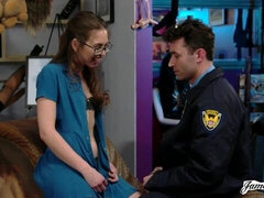 Stellung 69, Grosser schwanz, Blasen, Brille, Hardcore, Muschi, Tätowierung, Titten