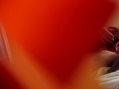 Schönheit, Blondine, Paar, Kehlenfick, Freundin, Hardcore, Lecken, Nass