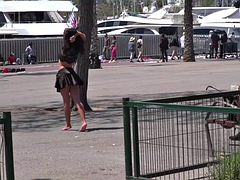 Любители, Садо мазо, Женское доминирование, Властные, На природе, На публике, Порка, Сиськи