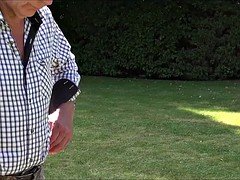 Granddadz.com tanning babe fucks the elder guy