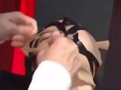 Asiático, Amarrada, Morena, Fetiche, Japonés, Pantaletas, Medias largas, Tetas