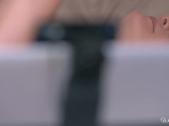 Big tits, Blonde, Licking, Milf, Pussy, Seduced, Skirt, Webcam