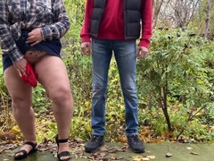 素人, デカ尻, フェティッシュ, 自家製, 熟年, アウトドア, パンティ, 濡れ