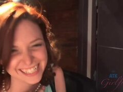 Emma Evins: Absolutely Noticing Hearts in Her Eyes - Amateur, Brunette, Shower, POV, Small Tits