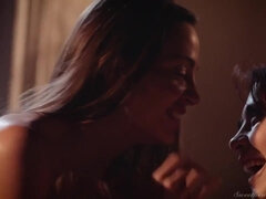 お尻, デカパイ, 指いじり, キス, レズビアン, オマンコ, ティーン, オッパイの