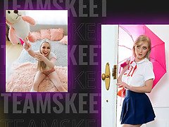 楽屋, フェラチオ, 口内発射, 指いじり, 淫乱熟女, 三人, オッパイの, ユニフォーム