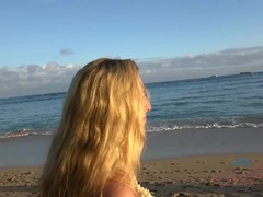 素人, ビーチ, 足, 足コキ, 彼女, 手コキする, ハメ撮り, 喫煙