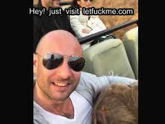big tits dirty  thot sucking dick and swallowing cum publicl