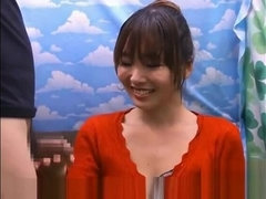 beautiful sexy japanese babe teases guy