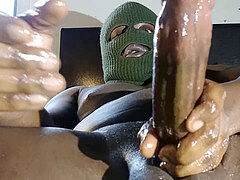 Grosser schwanz, Schwarz, Spermaladung, Schwarz, Monster