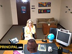 Gigi Dior submits to stepson's command and bends over for a hot mouth fuck - Perv Principal