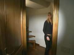 ブロンド, イく瞬間, 顔射, イタリア人, 熟年