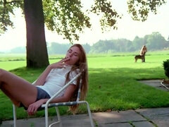 指いじり, レズビアン, オナニー, オマンコ, 一人, 締まりの良い, ヴィンテージ