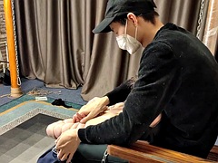素人, アジア人, 緊縛, ボンデージ, 締まりの良い