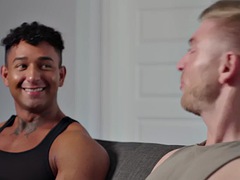 デカチン, イく瞬間, ゲイ, オナニー, 筋肉, 現実