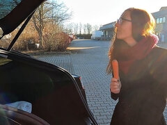 車, オナニー, オマンコ, ヤリマン, 一人