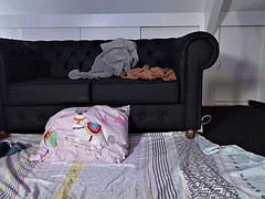 素人, オナニー, ガリガリ, 一人, ティーン, オッパイの, おもちゃ, ウェブカメラ