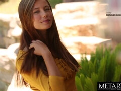 Фетиш, Пальцем, Ласковые ручки, Мастурбация, На природе, Обвисшие сиськи, Соло, Чулки