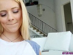 Brazil teen anal and eats her own creamy cum