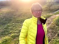 The Anal Granny Outdoors!!!