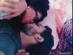 茶髪の, カップル, チン, ハードコア, Hd, インド人