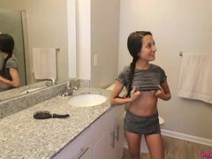 Blasen, Schwanz, Hundestellung, Hardcore, Riesig, Dürr, Jungendliche (18+), Titten