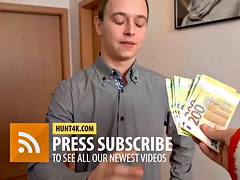 HUNT4K. Milf with big boobs welcomes unknown man in pussy but not husband