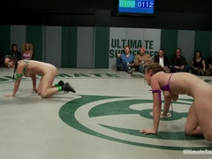 Knallhart, Domination, Gesichtssitzen, Fingern, Erniedrigung, Lesbisch, Muschi, Ringkampf