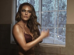 最高, 茶髪の, イく瞬間, ハードコア, 下着, 淫乱熟女, 締まりの良い