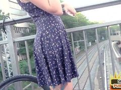 Leie, Arsch, Deutsch, Hardcore, Lingerie, Im freien, Muschi, Realität