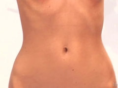Cul, Blonde, Tchèque, Mamelons, Rasée, Maigrichonne, Tatouage, Nénés