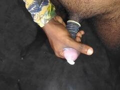 Sri Lankan boys enjoying bareback fun in the bathroom