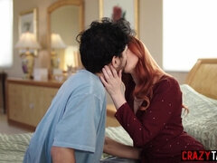 Cock sucker stepmom enjoyed rough sex